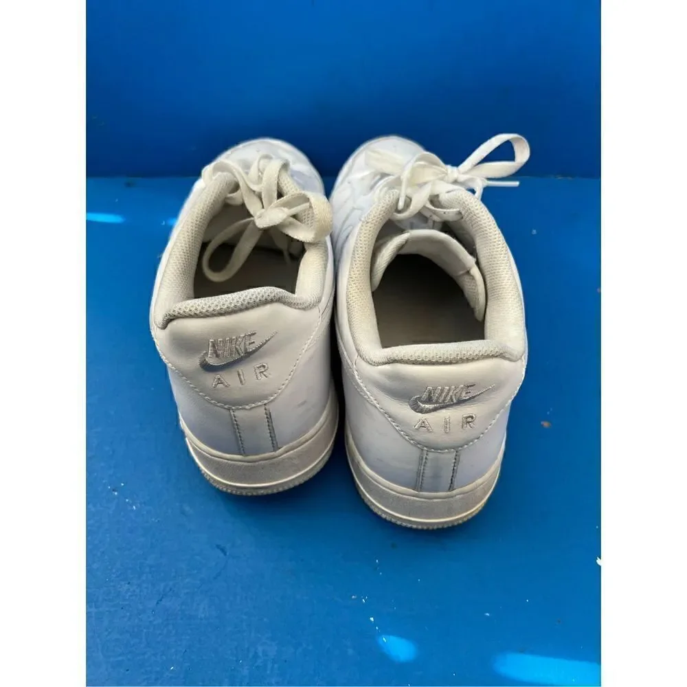 Nike Air Force 1 '07 Triple White Sneaker Shoes Men's Size US 11.5